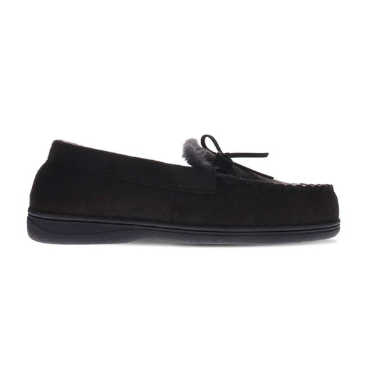 Mohican Moccasin Slipper - Black