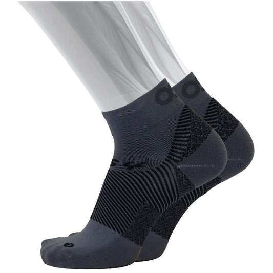 Quarter Crew Plantar Fasciitis Compression Socks (FS4) - Grey