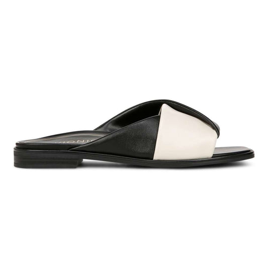 Miramar Slide Sandal - Black/Cream