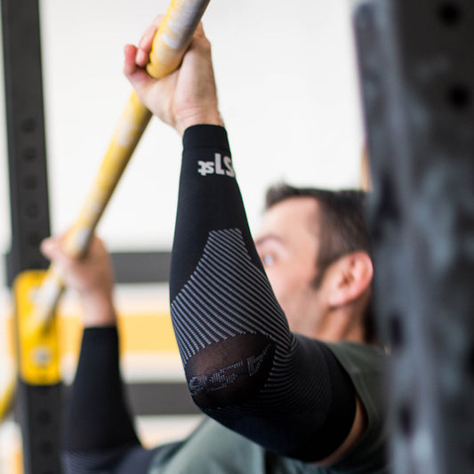 Lifestyle image for Sports Compression Arm Sleeve (AS6) - Black