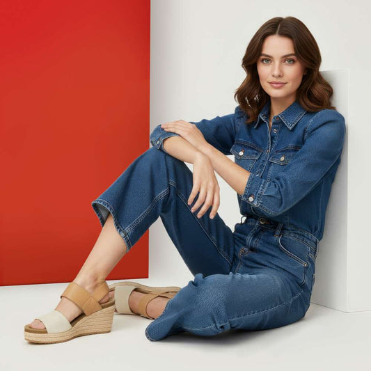 Lifestyle image for Ashley Wedge - Off White