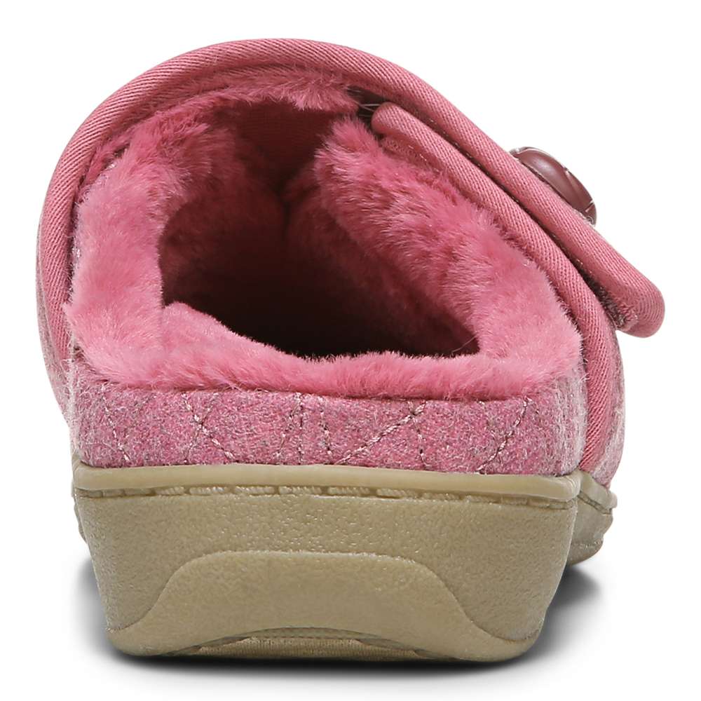 Carlin Mule Slipper - Rhubarb