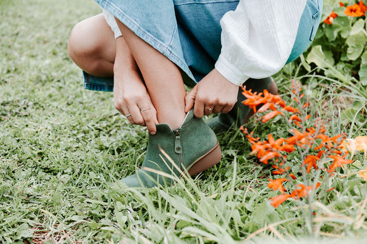 Lifestyle image for Damascus Boot - Moss Suede