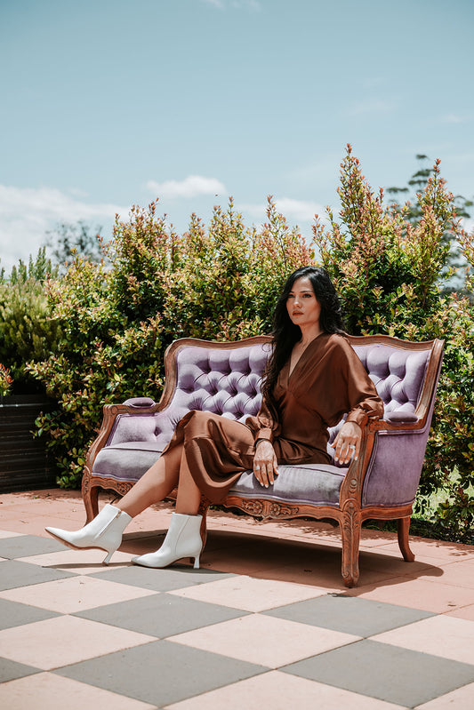 Lifestyle image for Deesha Bootie - Warm White