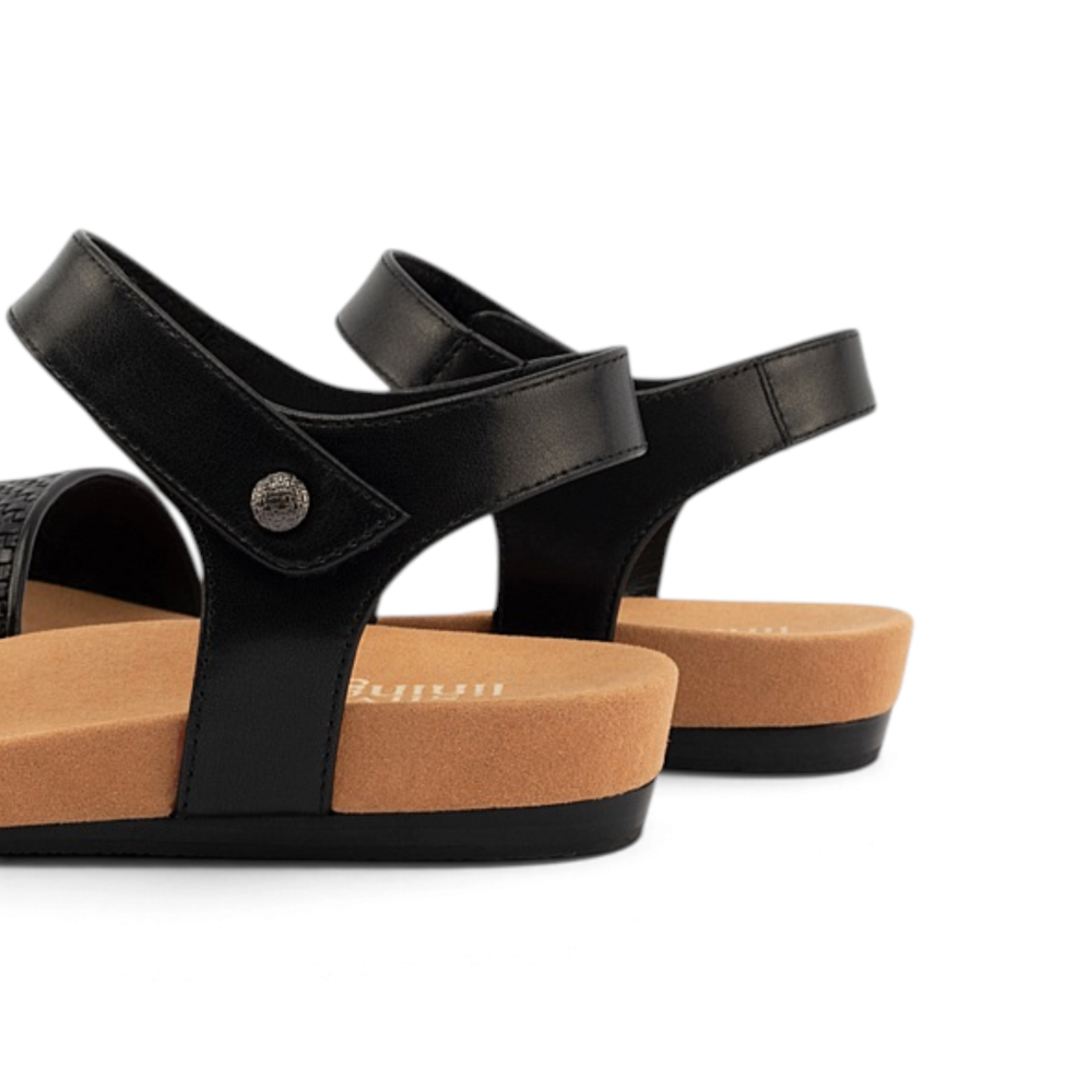 Dominica Weave Sandal - Black