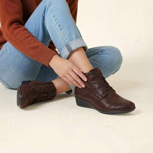 Lifestyle image for Dubrovnik Bootie - Espresso Lizard