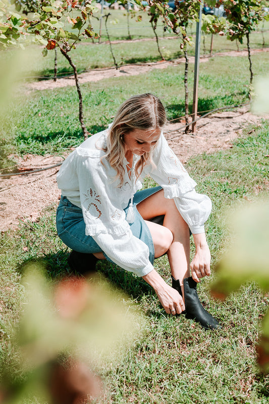 Lifestyle image for Karla Boots - Black