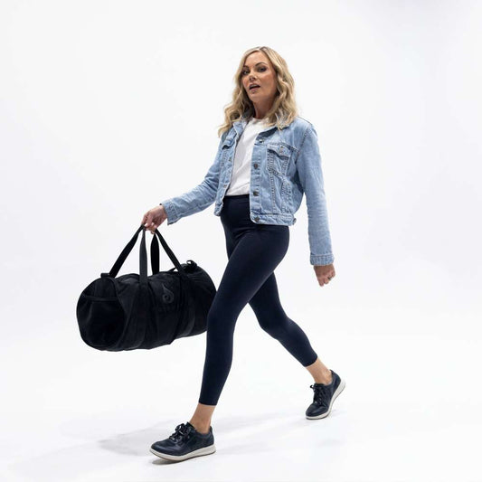 Lifestyle image for Boston Zip Casual Sneaker - Navy Lizard/Sapphire