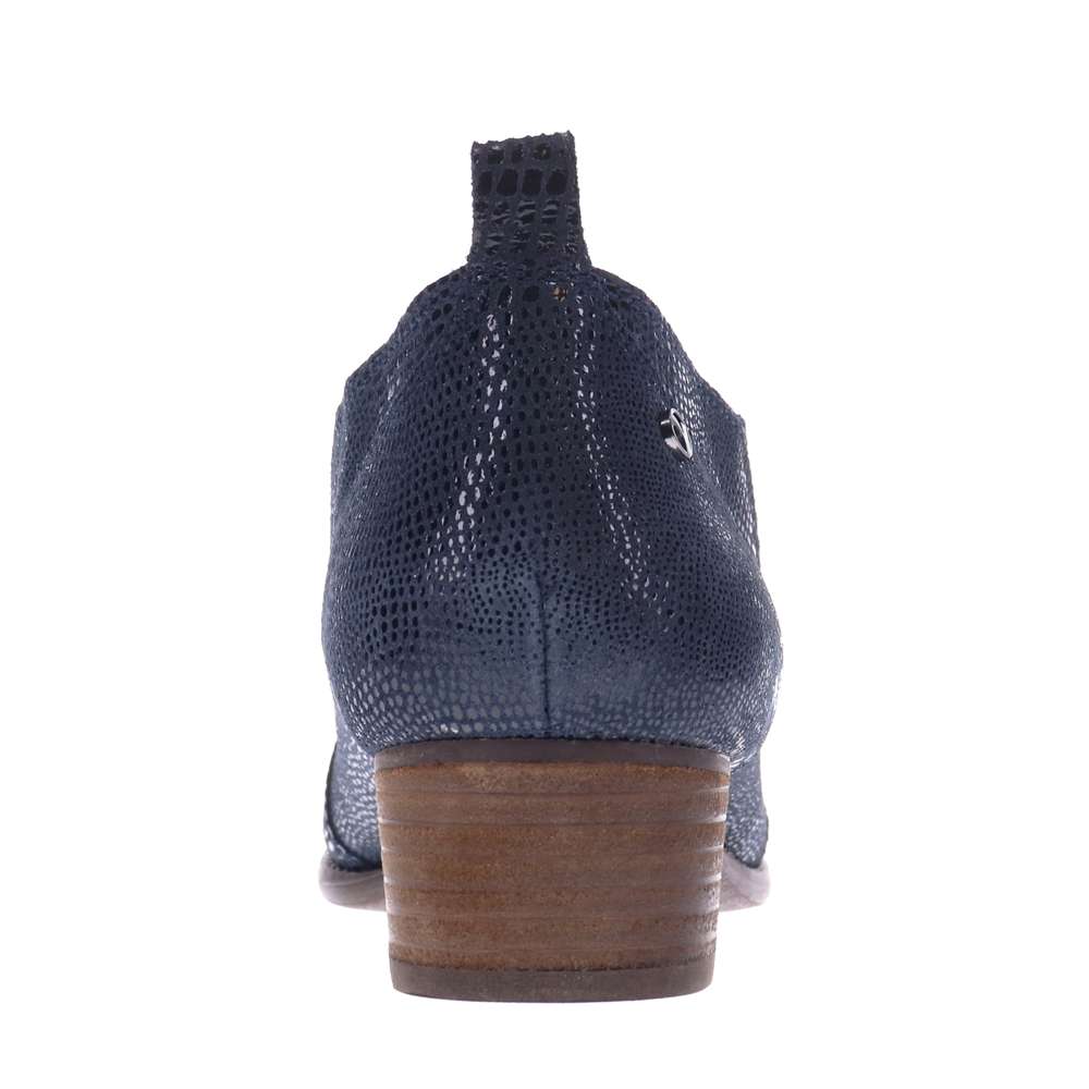 Palermo Shootie - Navy Lizard