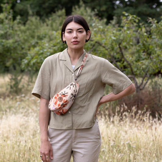 Lifestyle image for Print Backpack - Oshibana