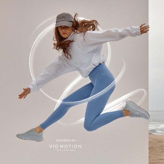 Lifestyle image for Walk Max Lace Up Sneaker - Vintage Blue Haze