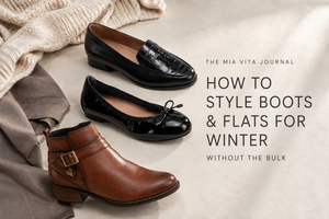 How to Style Mia Vita Boots & Flats for Winter