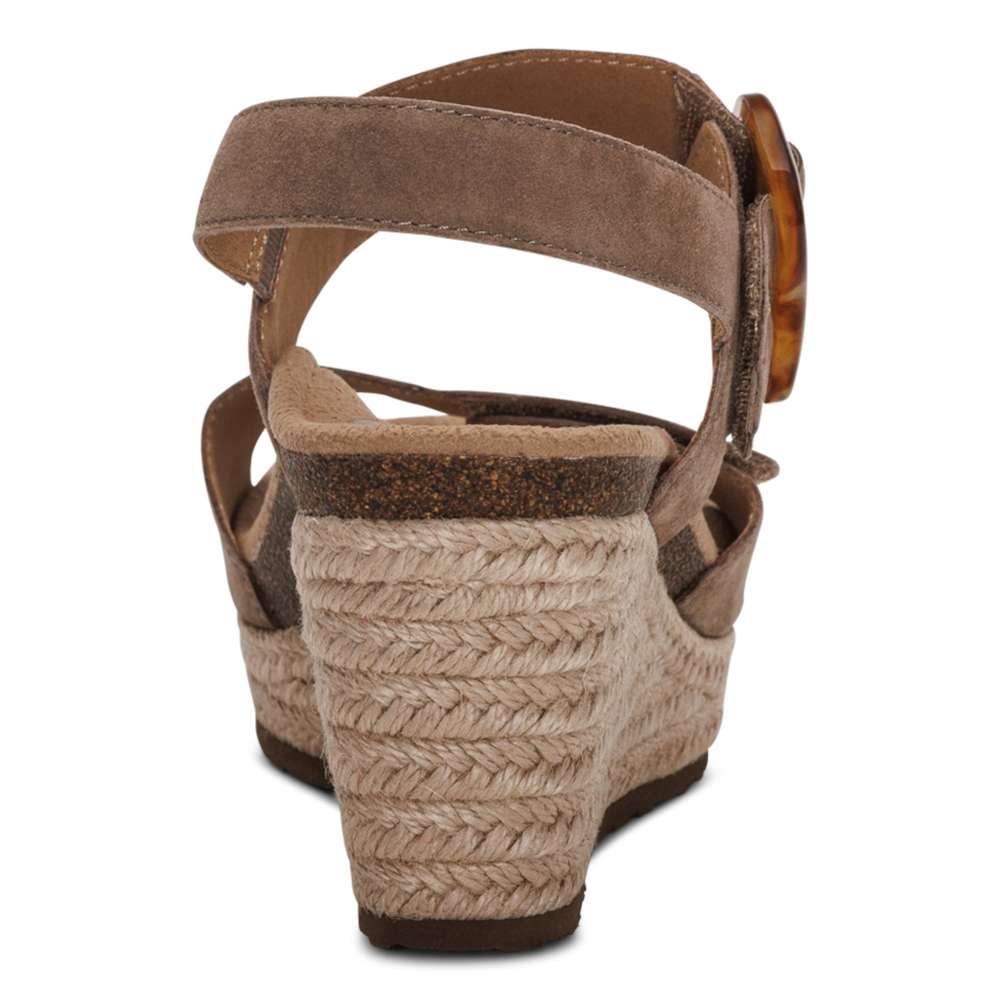 Ashley Wedges - Taupe