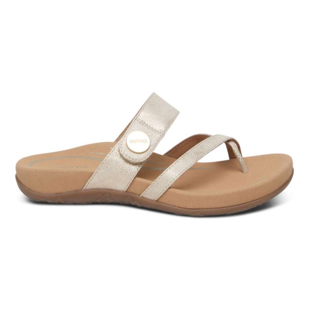 Izzy Sandal - Light Gold