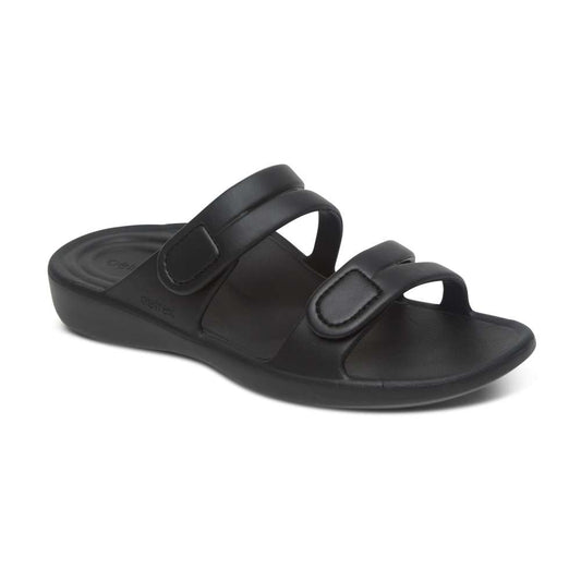 Janey Sport Slide - Black