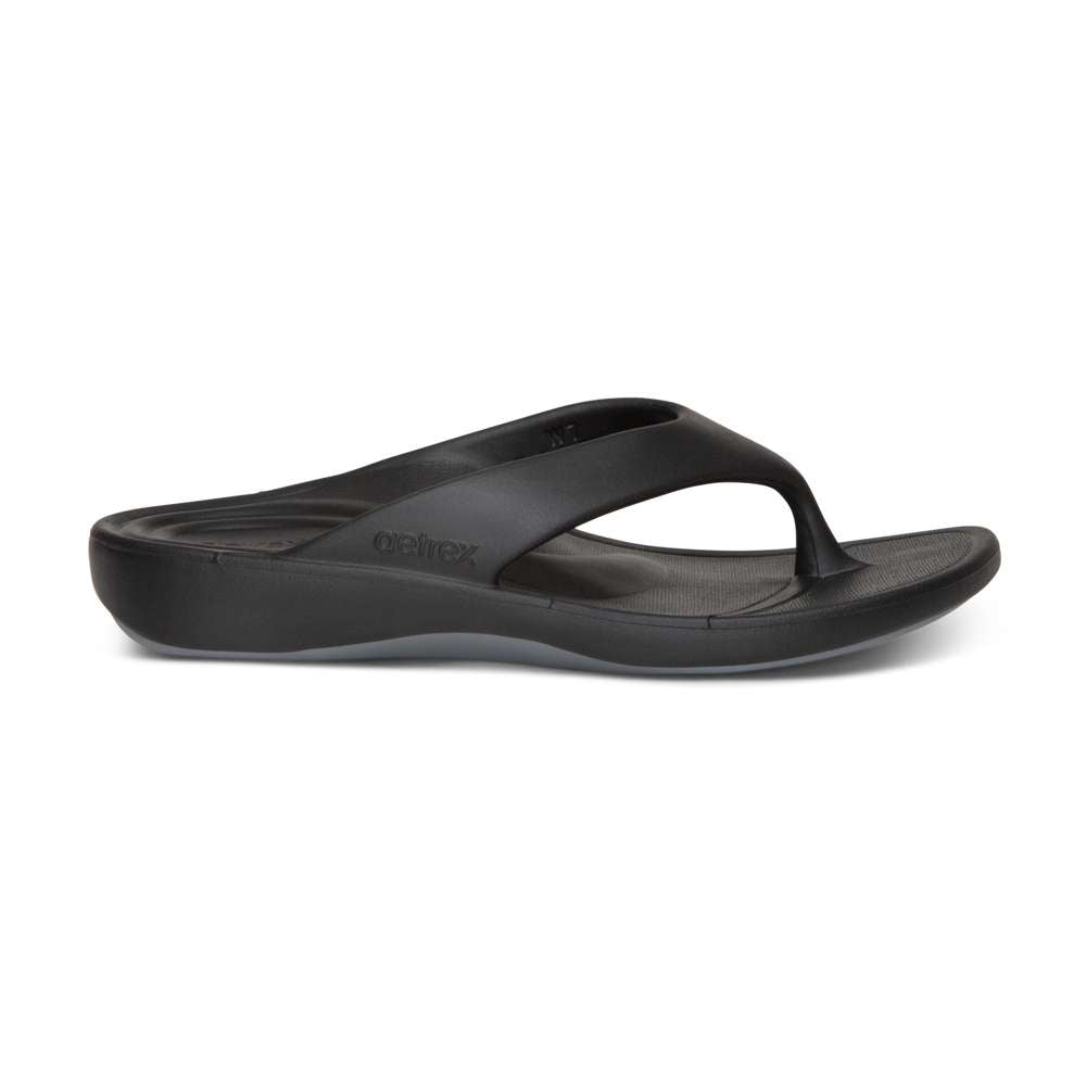 Maui Women's Toe Post Sandal - Black