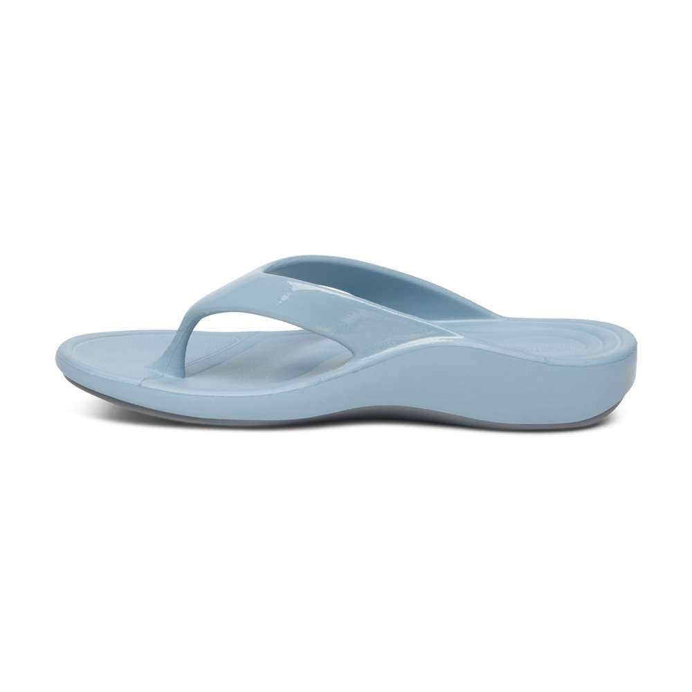 Maui Women's Toe Post Sandal - Blue