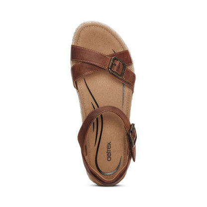 Paula Platform Sandal - Walnut