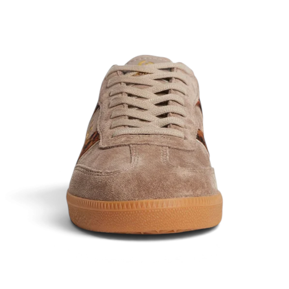 2001 Parallel Casual Sneaker - Walnut/Leopard Suede