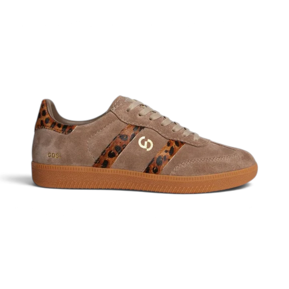 2001 Parallel Casual Sneaker - Walnut/Leopard Suede