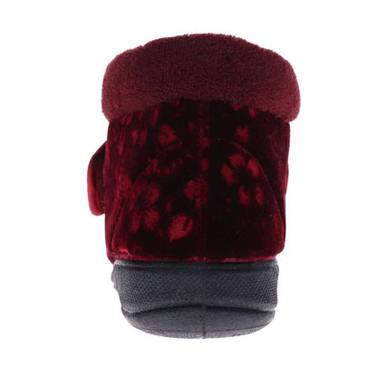 Dale Slipper - Burgundy Emboss