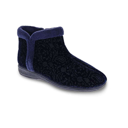 Dream Slipper Boot - Navy Emboss