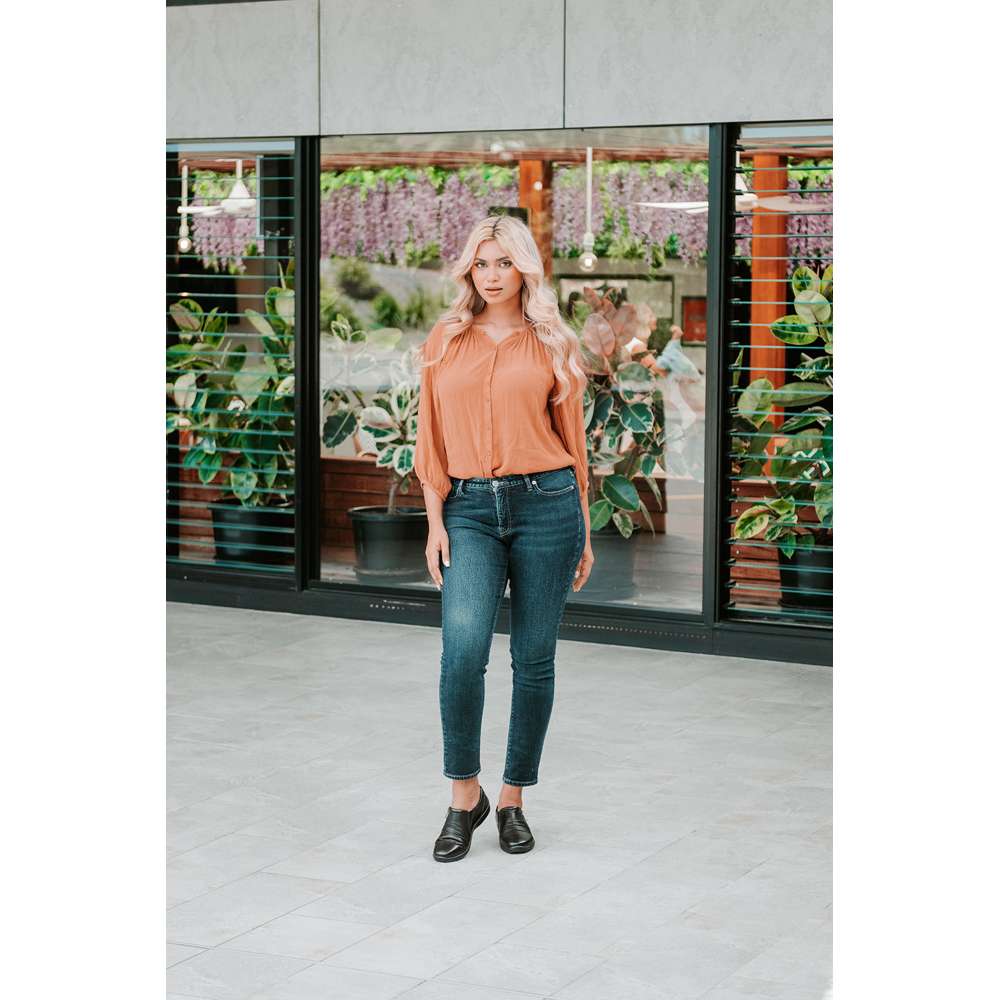 Katina Zip Loafer - Chocolate