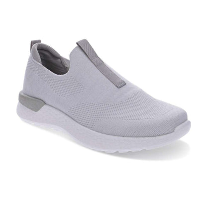 Maggie Slip-On Sneaker - White/Silver