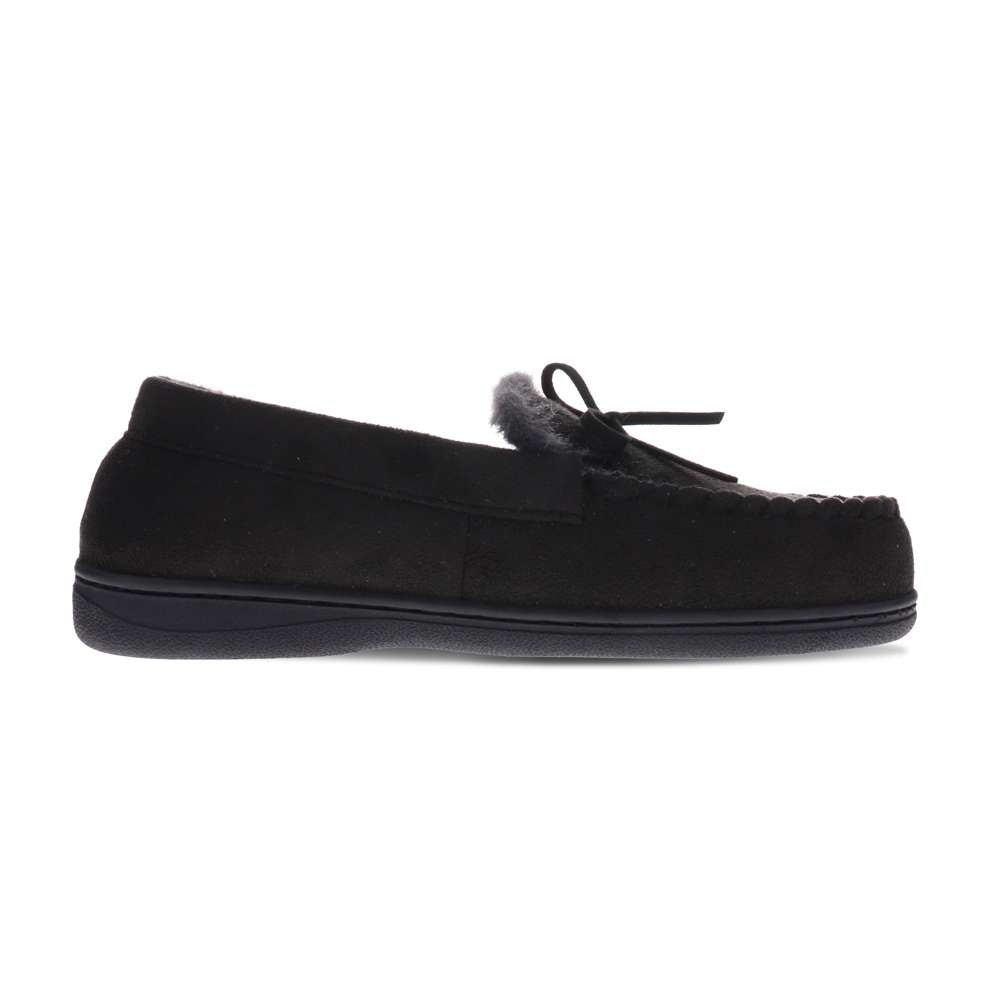 Mohican Moccasin Slipper - Black