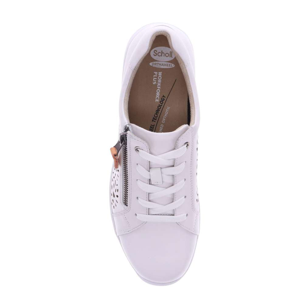 North Perf Sneaker - White/Apricot