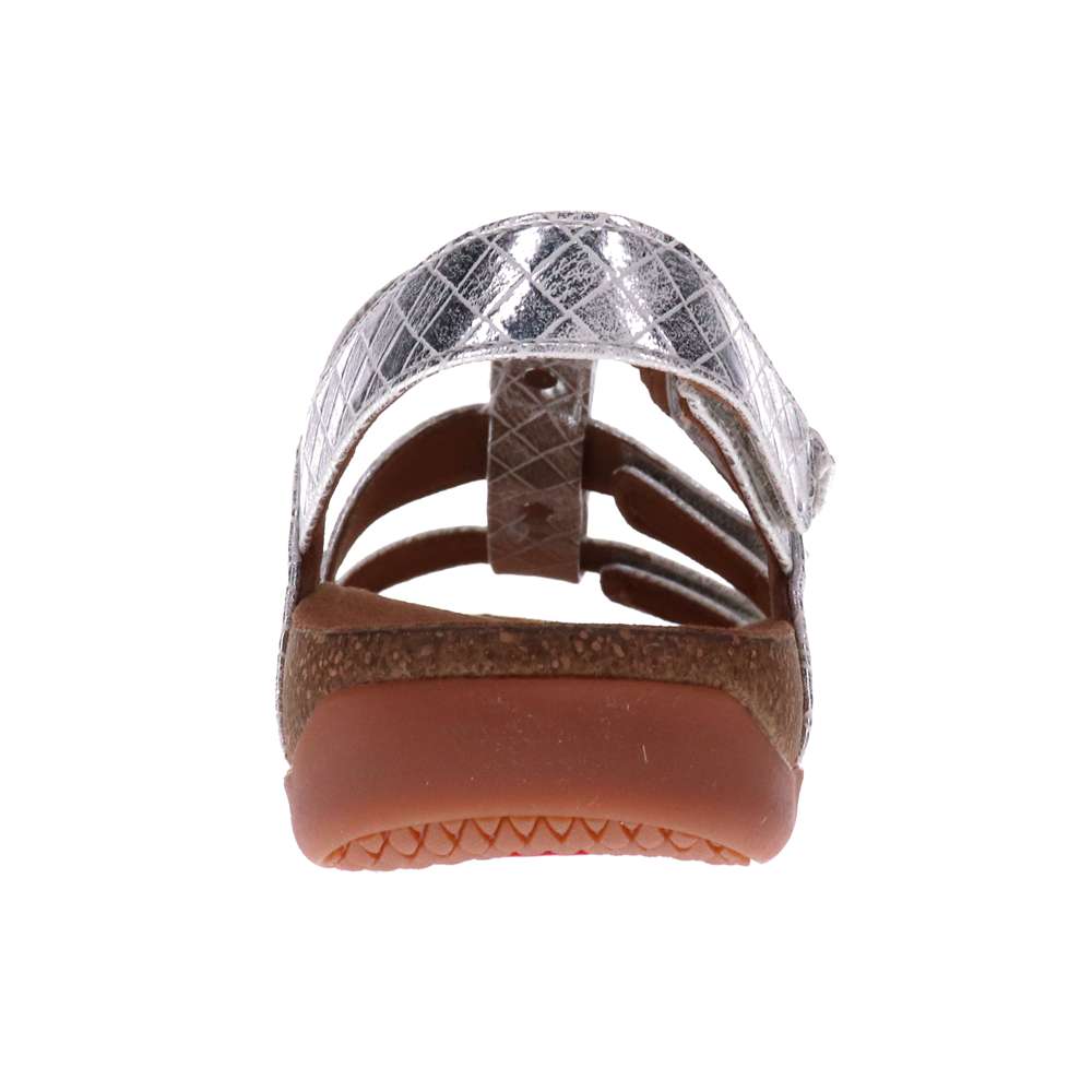 Acton Adjustable Sandal - White/Silver