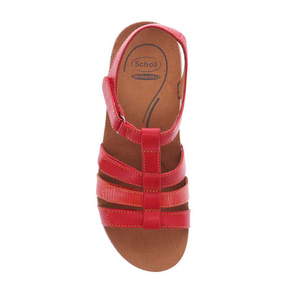 Alessandra Sandal - Red/Burnt Orange