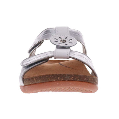 Alison Slide Sandal - Silver