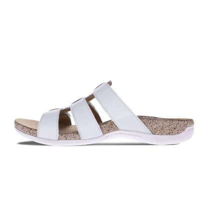 Andrea Slide Sandal - White