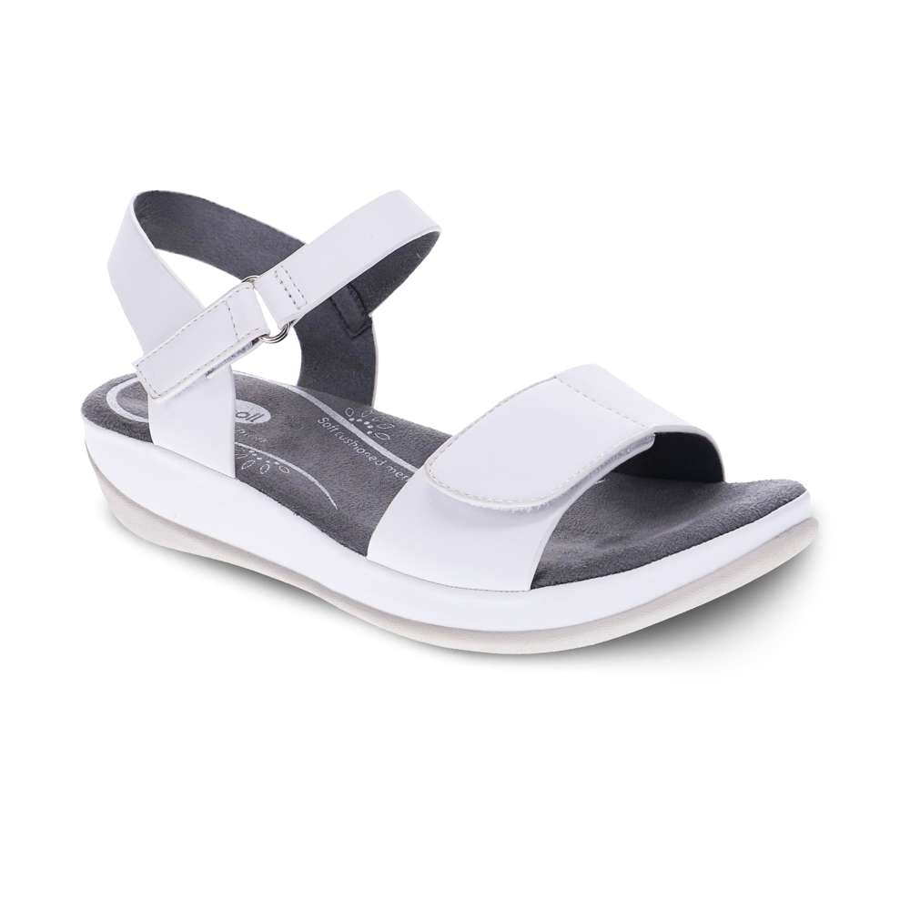 Carly Sandal - White