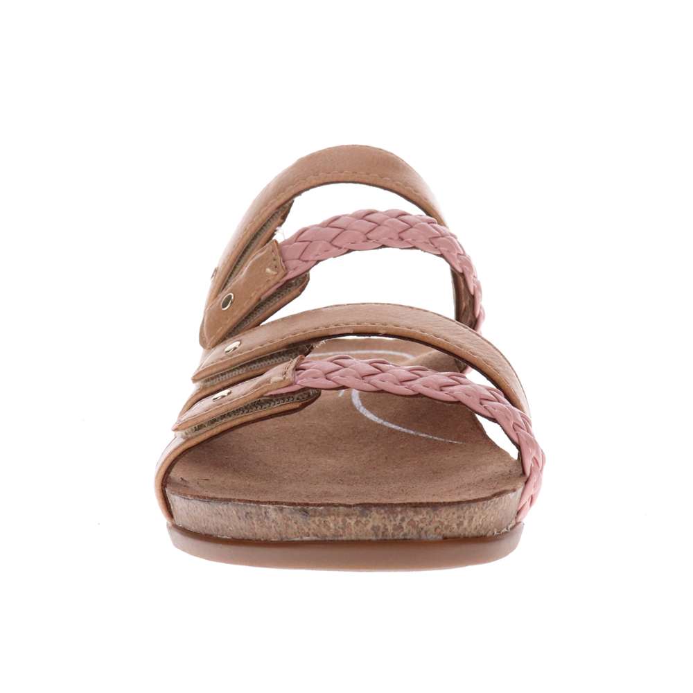 Jane Wedge - Beige/Pink