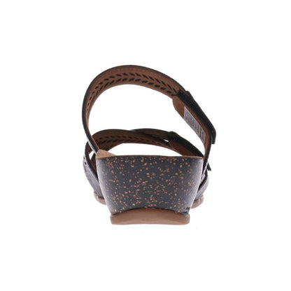 Joan Slide Wedge - Black