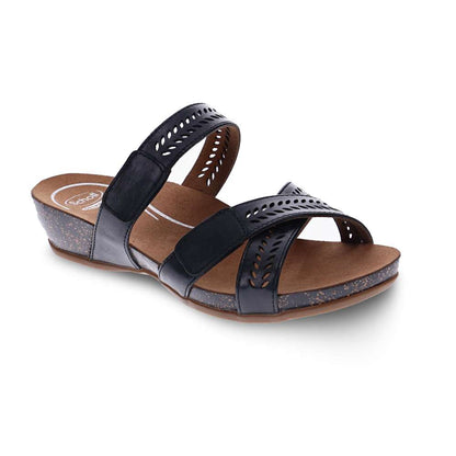 Joan Slide Wedge - Black