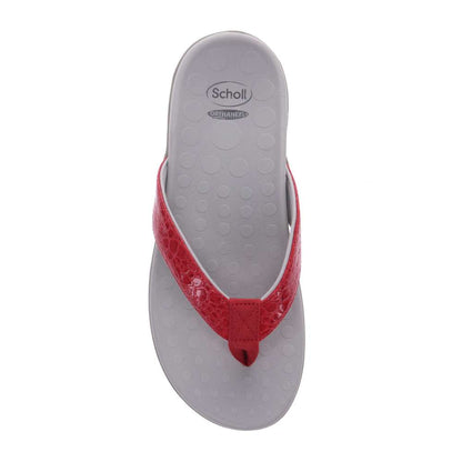 Sonoma Reptile Toe Post Sandal - Raspberry Reptile