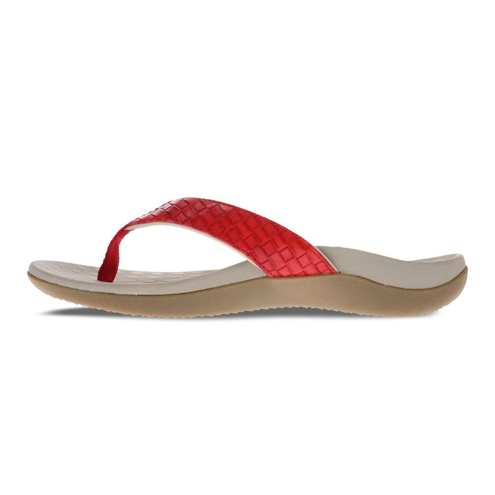 Sonoma Brick Toe Post Sandal - Red