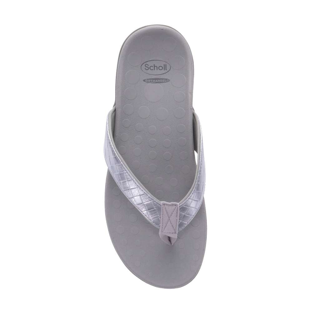 Sonoma Weave Toe Post Sandal - Silver
