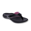 Sonoma Toe Post Sandal - Black/Pink