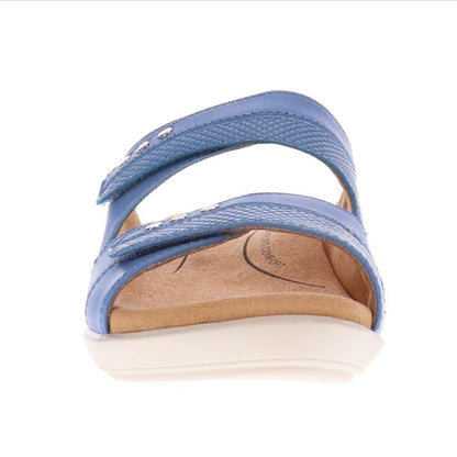 Toni Adjustable Slide Sandal - Blue