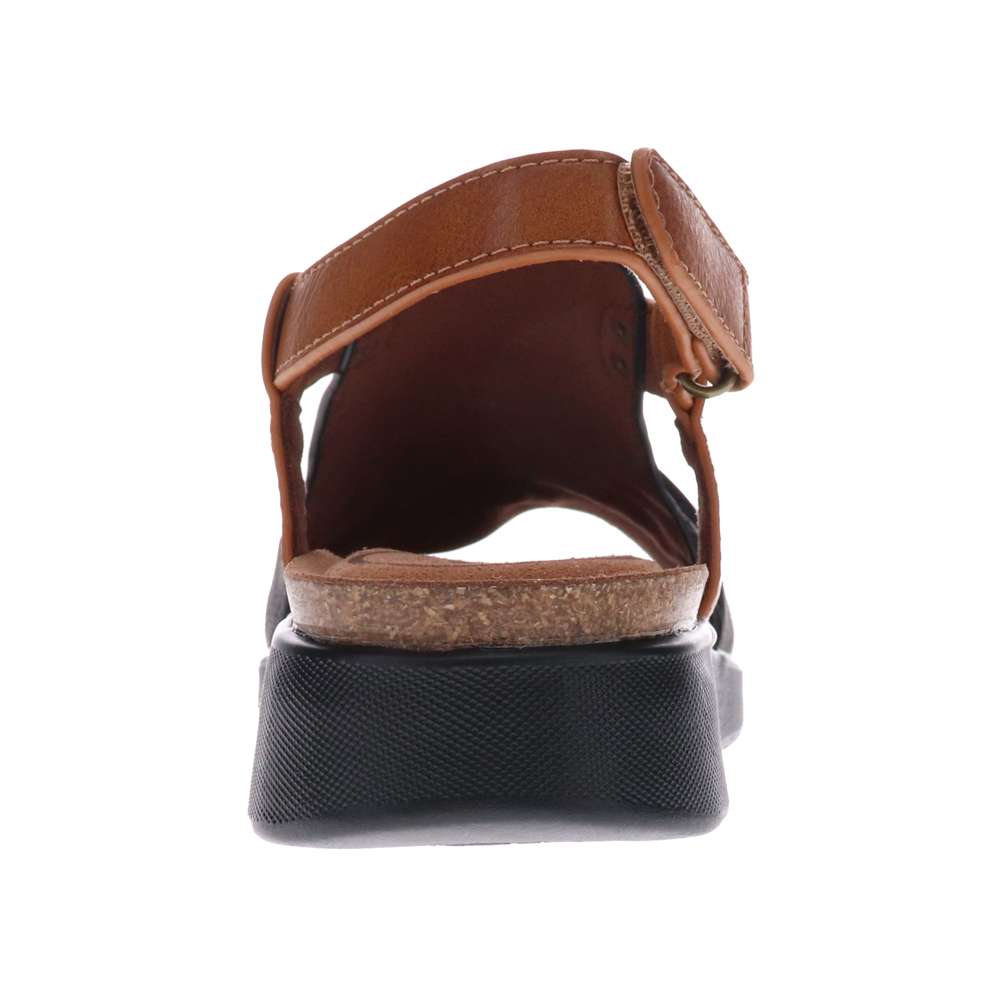 Tyler Backstrap Sandal - Black/Brown