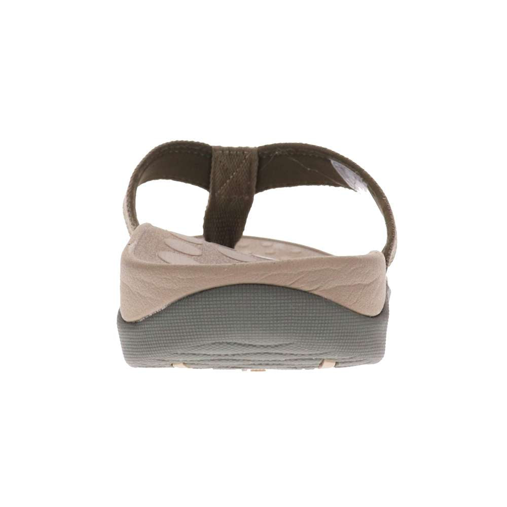 Wave Toe Post Sandal Unisex - Khaki