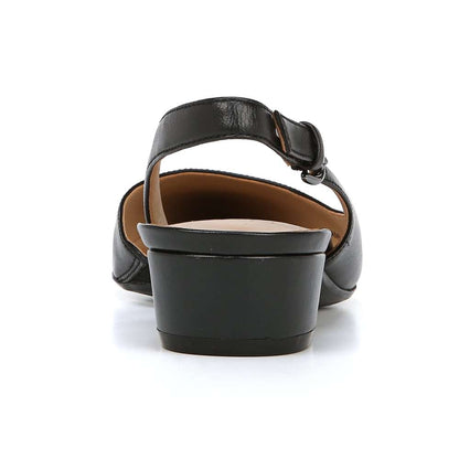 Banks Slingback - Black Leather