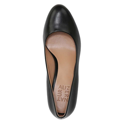 Camilla Pump - Black Leather