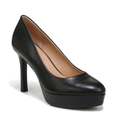 Camilla Pump - Black Leather