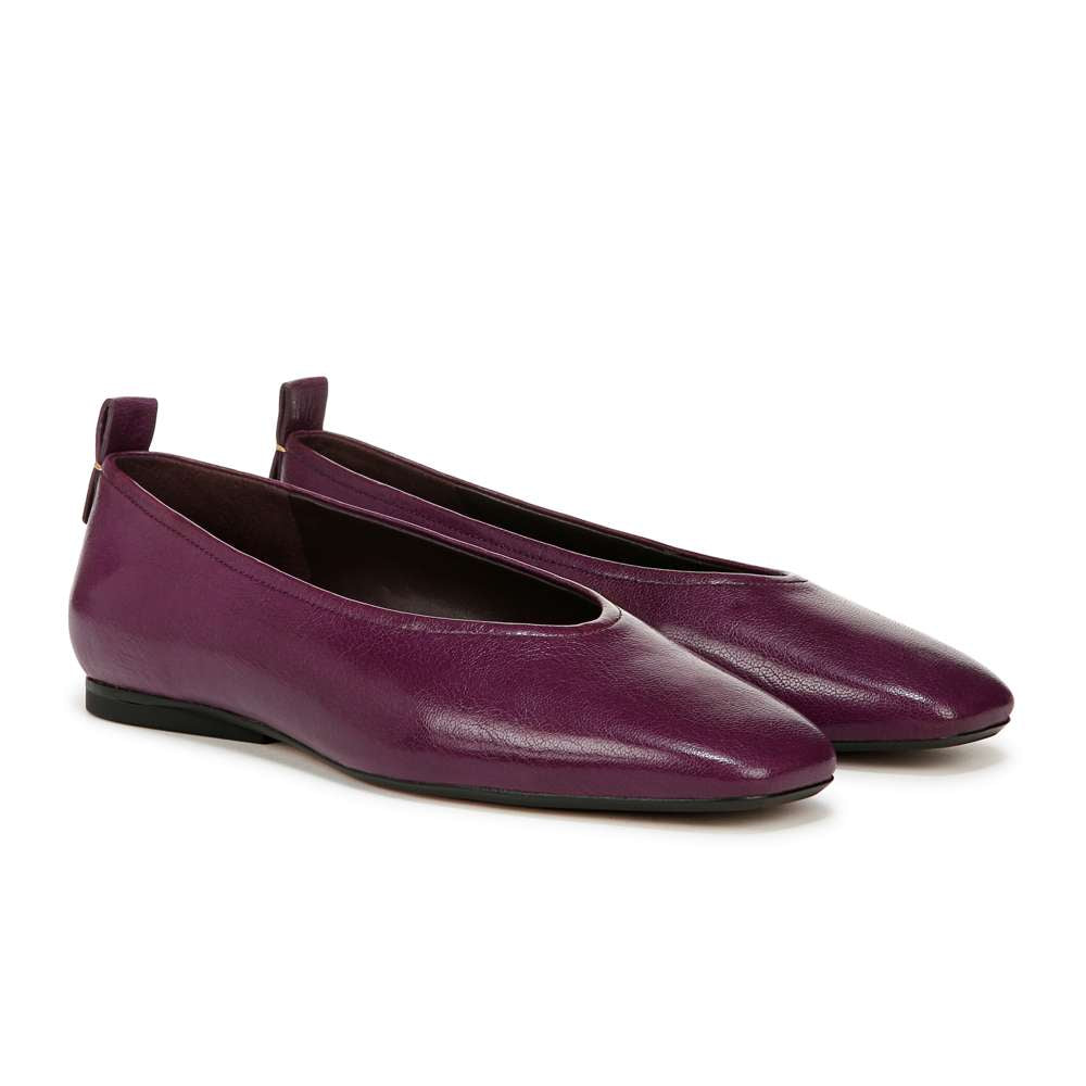 Carla Flat - Deep Plum Purple