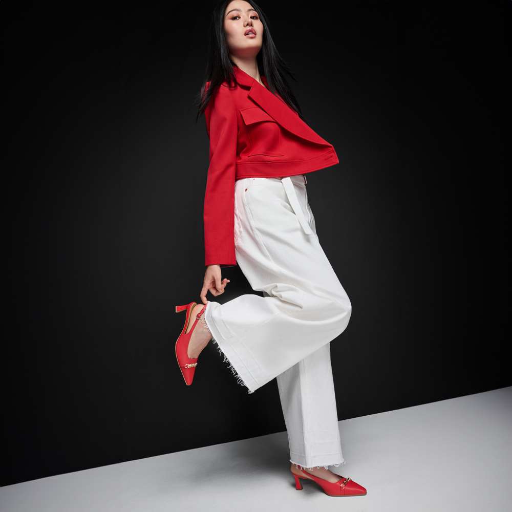 Dovey Pump - Crantini Red